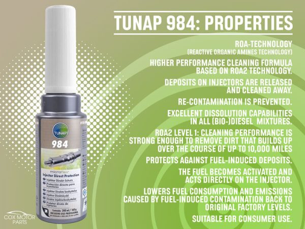 Tunap 984 Micro Flex Diesel Treatment / Additive 200ml