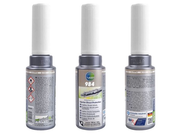 TUNAP 984 + 974 DIESEL AND PETROL CAR ADDITIVE CLEANING INJECTOR PROTECTION