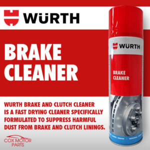 Wurth Brake Cleaner - 500Ml 08901087 - WORLD CHAMPION PRODUCTS