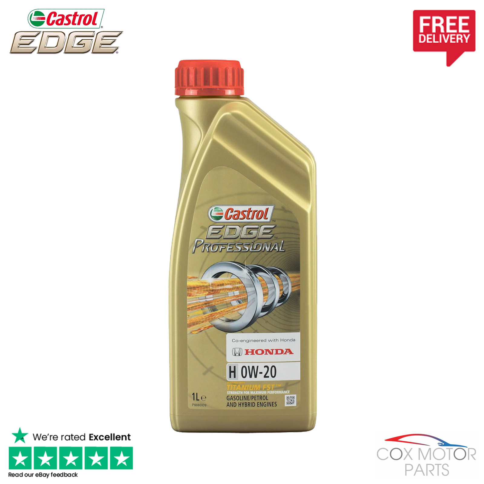Castrol Edge Professional H 0W20 Fully Synthetic Engine Oil 1 Litre  eBay
