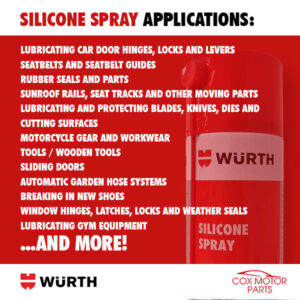 Wurth Silicone Spray 500ml 0893221 - Cox Motor Parts