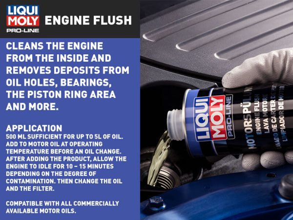 Liqui Moly Engine Flush Engine Cleaner 2427 Pro-Line Oil Additive Petrol &  Diese