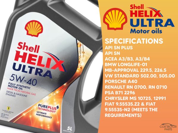 Helix Ultra 5W40 SPECS
