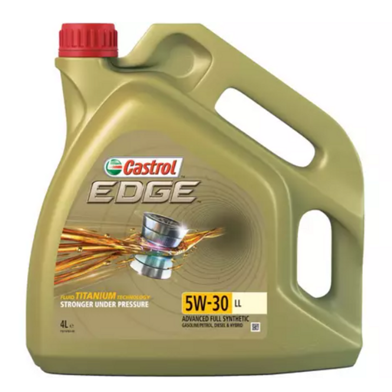 Castrol EDGE Longlife 3 LL 5W-30 4L 15668E Engine Oil- VW504/50700