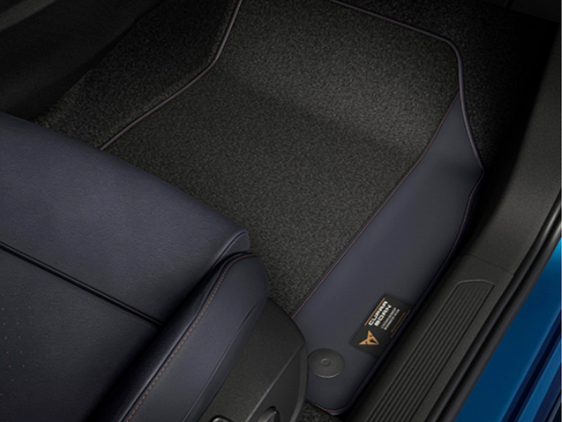 Genuine CUPRA Born Premium 'Petrol Blue' Carpet Mats 2021 Onwards  (1EC863011BLOE) - Cox Motor Parts