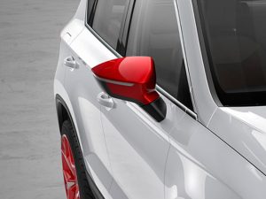 Genuine SEAT Ateca & Tarraco Emotion Red Mirror Covers/Caps 2017 Onwards