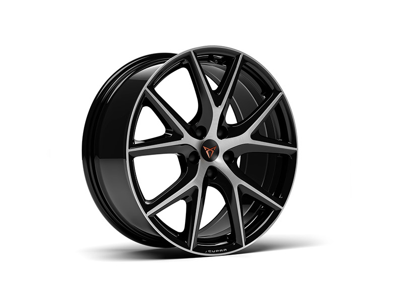 19 Inch ABE Alloy Wheels in Black Matt for the Seat Leon FR