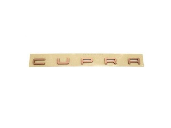 Genuine Leon CUPRA Gold/Copper Rear Badge/Lettering