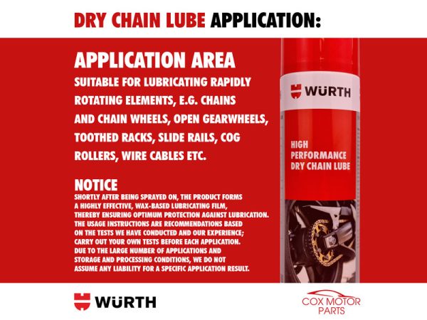 Wurth dry chain lubricant - is it worth it? - Service Questions