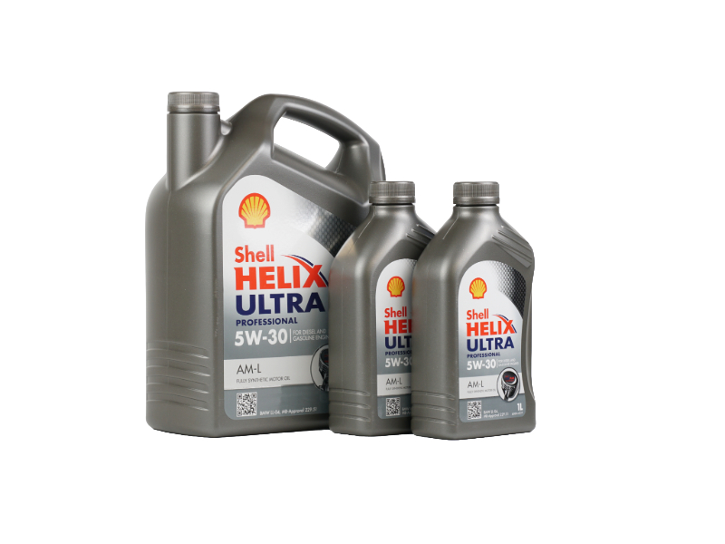 Shell Helix ULTRA AM-L 5W-30 Motor Oil  7 Litres (For BMW / Mercedes Benz)  - Cox Motor Parts